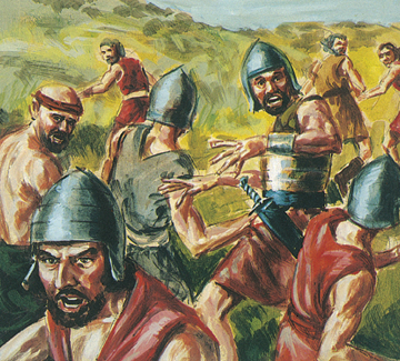 Israelites Fear of Goliath