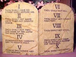 Image result for the ten commandments in the bible