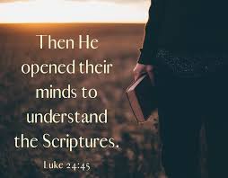 Then He opened their minds to understand the Scriptures. Luke 24:45 So  often we open our Bibles to hear from God. But we fai… | Bible promises,  Scripture, Luke 24